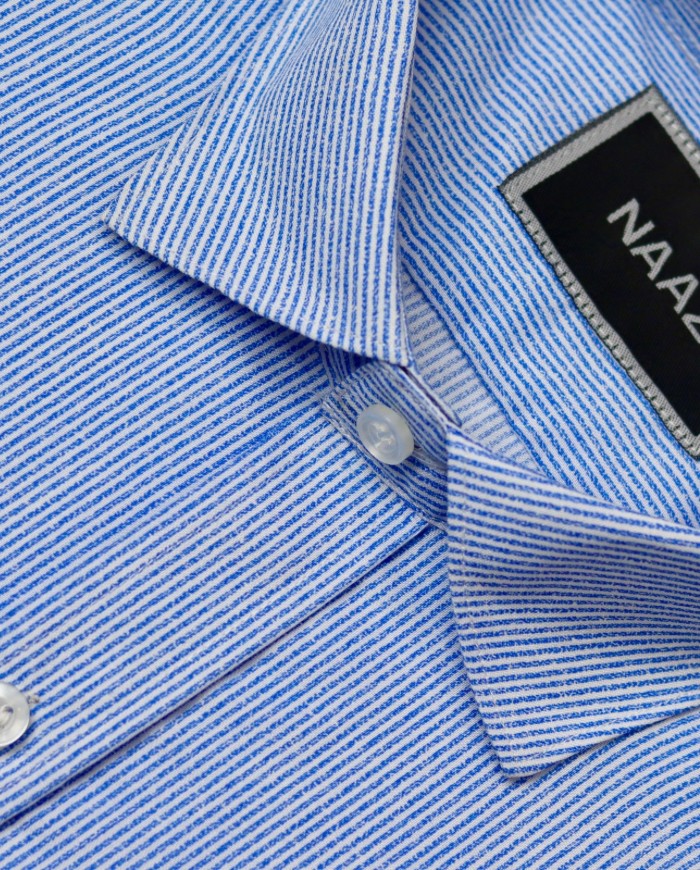 Full Sleeve Shirt - Micro Stripe Shirt